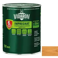 გასაჟღენთი ხის Vidaron Impregnat 700 მლ V04 კაკალი — ხის საფარი