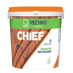 საღებავი წყალემუსლიური Vechro Chief Plastic Base P 1 ლ — ინტერიერის საღებავი