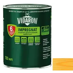 გასაჟღენთი ხის Vidaron Impregnat 700 მლ V02 ოქროსფერი ფიჭვი — ხის საფარი