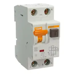 დიფერენციალური ავტომატი TDM SQ0202-0011 63 C50 30mА — დიფერენციალური გამომრთველელი