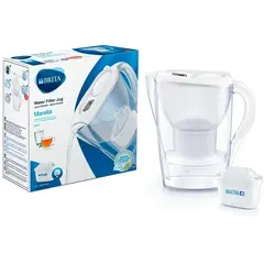 წყლის ფილტრი-დოქი Brita Marella ME4W MXplus CU EMEAO 2,4ლ თეთრი — ფილტრი