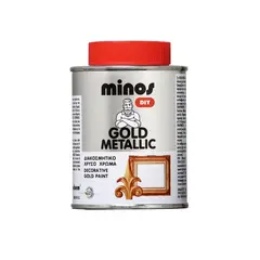 საღებავი ზეთოვანი Evochem Minos Gold Metallic 180 მლ — ზეთის საღებავი