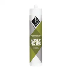 სილიკონი Elastotet Acrylic Pro 6000 280 მლ — სილიკონი და ჰერმეტკი