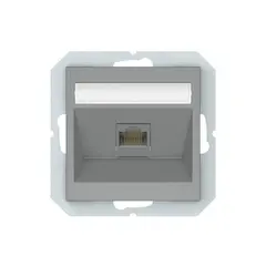 კომპიუტერის როზეტი VILMA QR1000 RJ45 ნაცრისფერი — როზეტები და ჩამრთველები