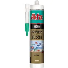 ჰერმეტიკი აკვარიუმის Akfix 100AQ SA080 310 მლ გამჭვირვალე — სილიკონი და ჰერმეტკი