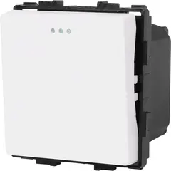ჩამრთველი Socket Style 1 მექანიკური ერთიანი 1G-2W თეთრი — როზეტები და ჩამრთველები