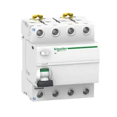 რელე გაჟონვის Schneider Electric 4 პ 63A 30mA — რელე