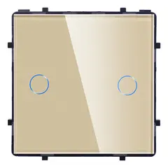 ჩამრთველი ჩარჩოს გარეშე სენსორით Socket Elegant Wireless Wi-Fi 2 ოქროსფერი — როზეტები და ჩამრთველები
