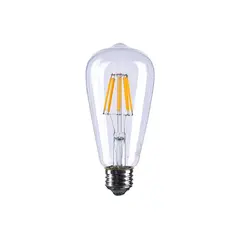 ფილამენტის ნათურა NEWPORT E27 ST64 3000K 4W 400LM Amber — ნათურა და ვაზნა