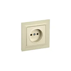 როზეტი IEK BRITE 10A RS10-1-0-BrB 1 — როზეტები და ჩამრთველები