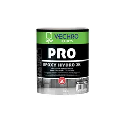 საღებავი Vechro PRO EPOXY HYDRO 2K WHITE A' 700 ML — ზეთის საღებავი