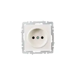 როზეტი IEK BRITE 1 10A RS10-1-0-BBrj — როზეტები და ჩამრთველები