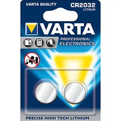 ელემენტი ლითიუმის VARTA CR2032 3V 2 ც — ელემენტები და ბატარეები