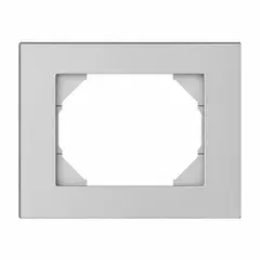 ჩარჩო Vilma 1 XP500 Metallic — როზეტები და ჩამრთველები