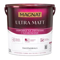 საღებავი ინტერიერის Magnat Ultra Matt 2.5 ლ თეთრი — ინტერიერის საღებავი