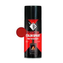 სპრეი საღებავი ცეცხლგამძლე Elastotet Quantum Color Spray HI TEMP 400ml წითელი — სპრეი საღებავი