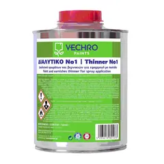 გამხსნელი Vechro Thinner Νο1 750 მლ — გამხსნელები