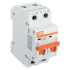 ავტომატური ამომრთველი TDM SQ0206-0099 2P C63 — ავტომატური ამომრთველი