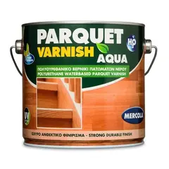 პარკეტის ლაქი Evochem Parquet Varnish Aqua Satin 2.5 ლ — ლაქი