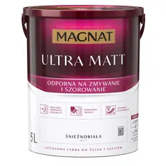 საღებავი ინტერიერის Magnat Ultra Matt 5 ლ თეთრი — ინტერიერის საღებავი