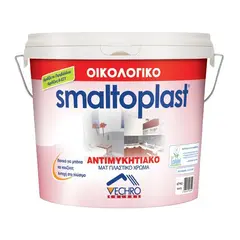 წყალემულსია Vechro Smaltoplast Eco Antifungal 3 ლ — ინტერიერის საღებავი