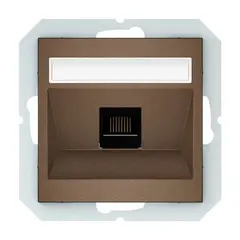 როზეტი Vilma RJ45 QR1000 მოკა ყავისფერი — როზეტები და ჩამრთველები