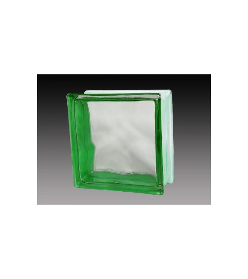 მინის ბლოკი GREEN CLOUDY 190მმ*190მმ*80მმ — მინა-ბლოკი