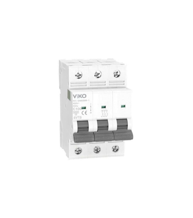 ელექტრო დამცველი 3*16A C 4.5 kA 6VTB-3C16 VIKO — ავტომატური ამომრთველი