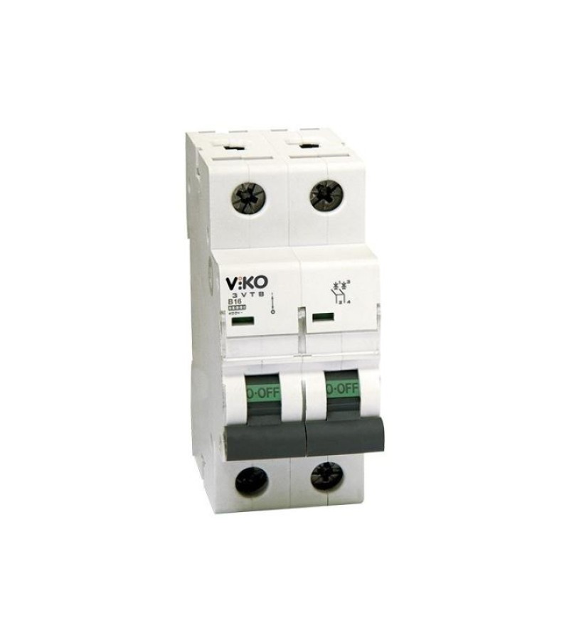 ელექტრო დამცველი 2*16A C 4,5 kA 4VTB-2C16 VIKO — ავტომატური ამომრთველი