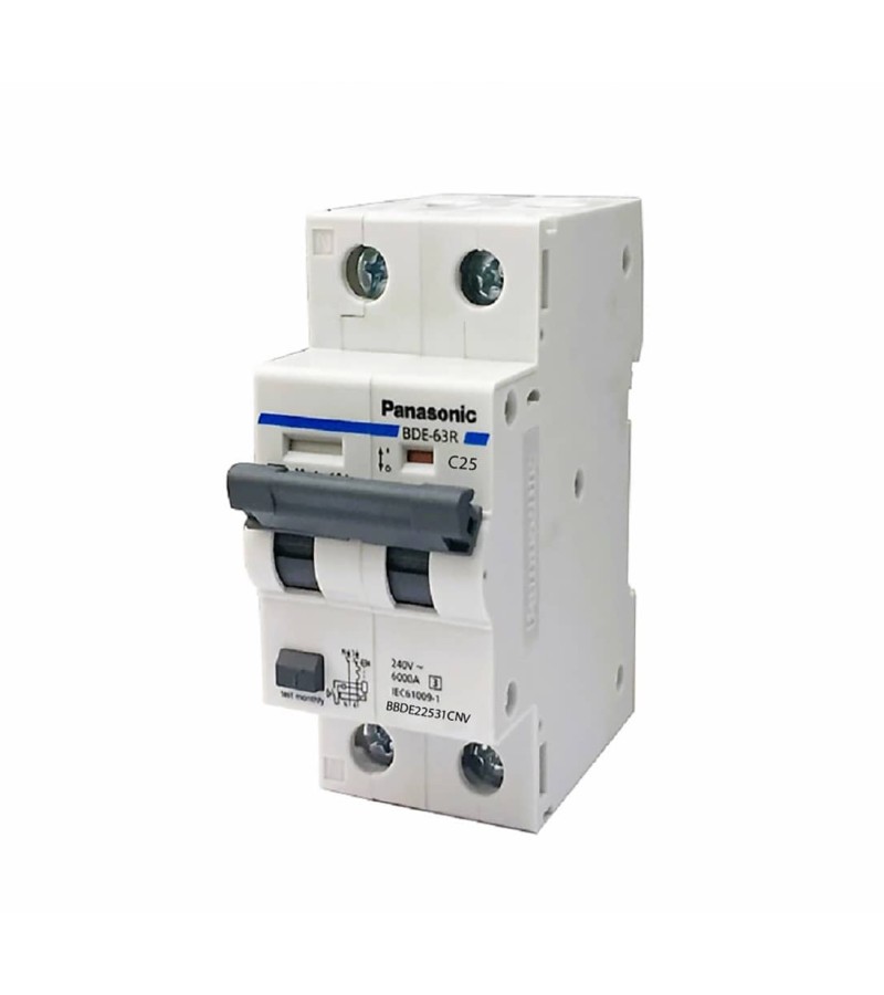 ელექტრო დამცველი   2*63  mA  C/AC  6KA  BBDE26331CNTJ  Panasonic — ავტომატური ამომრთველი