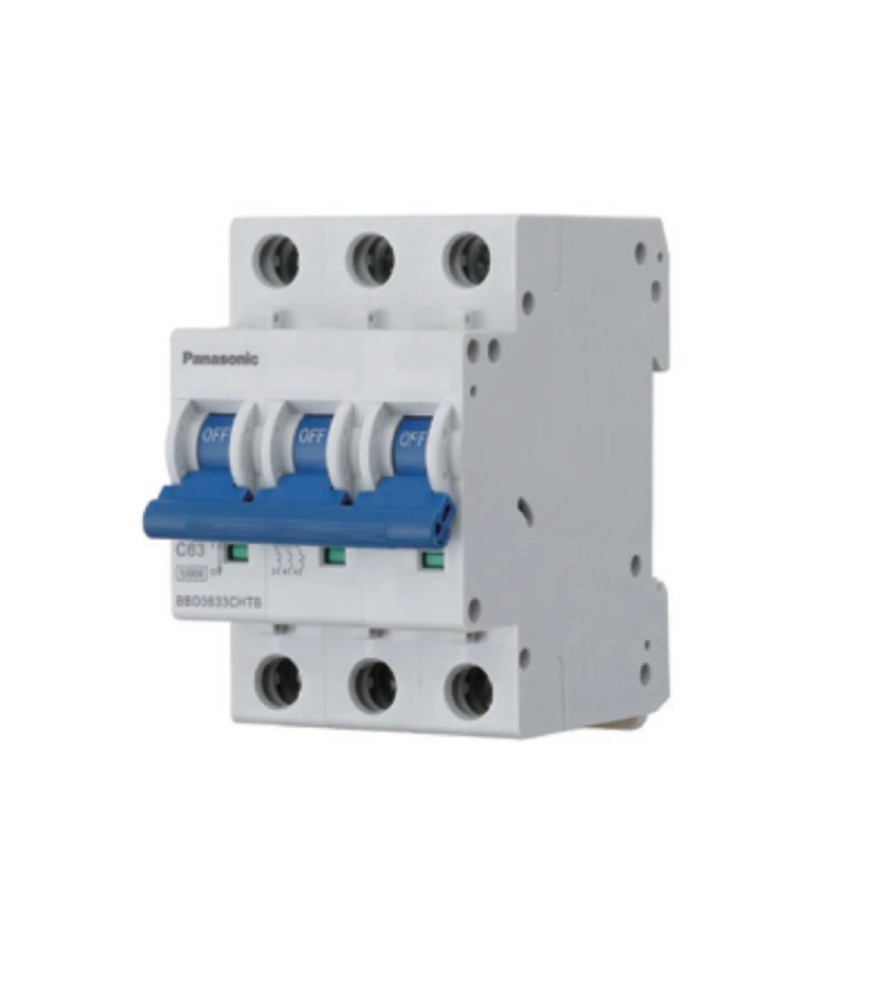 ელექტრო დამცველი 3*25A C 4,5 kA BBD3253CSTJ Panasonic — ავტომატური ამომრთველი