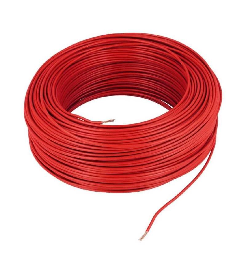 ელ.სადენი 1 * 6 H07V-K მრავალწვერა, წითელი Delta Cable — კაბელი სადენი