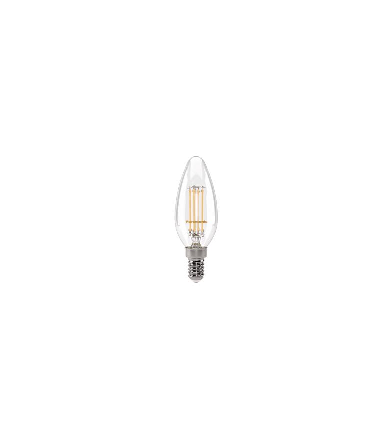 ნათურა  LED  E14 C CG ფერი.  2700K   4 W   #LDCCH04LH1EC    მწარ. Panasonic — ნათურა და ვაზნა