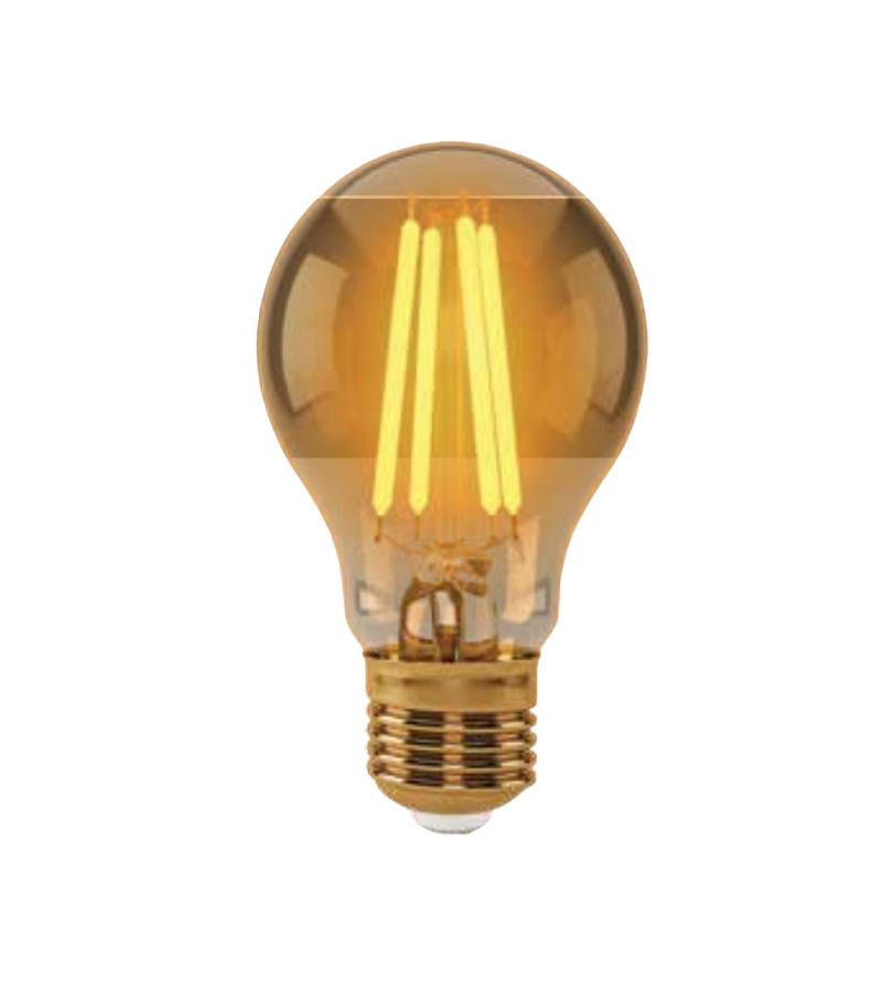 ნათურა LED E27 GOLD ფერი. 2000K 7 W #LDACH07LH1EA მწარ. Panasonic — ნათურა და ვაზნა