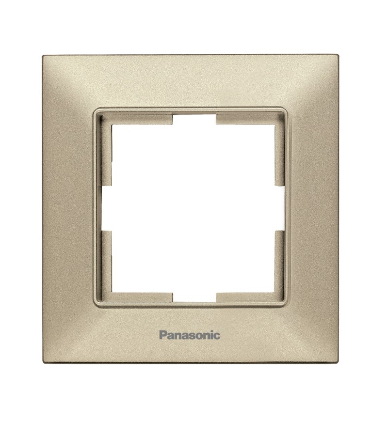 ჩამრთველ-როზეტის კანტი Arkadia Slim 1-ნი BRONZ WNTF08012BR-EU1 Panasonic — როზეტები და ჩამრთველები