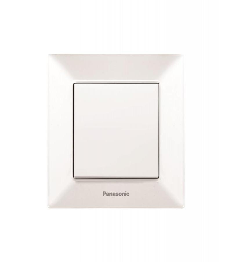 გადამრთველი PANASONIC ARKEDIA SLIM 1-ნი თეთრი პერმუტატორი — როზეტები და ჩამრთველები