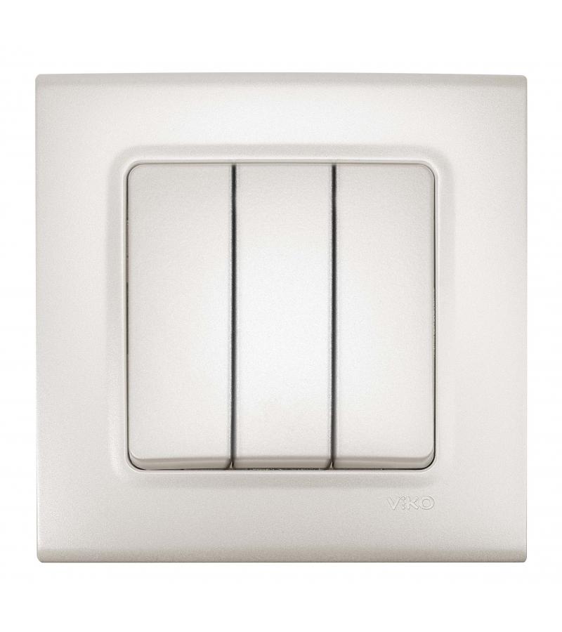გადამრთველი 3-ნი LINNERA LIFE SEDEF BEYAZ #90403068-MD VIKO by Panasonic — როზეტები და ჩამრთველები
