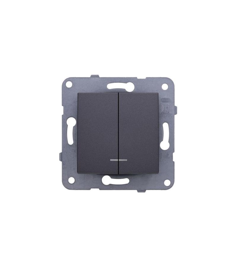 როზეტის მექანიზმი KARRE PLUS FUME WKTT02012DG-EU1 Panasonic — როზეტები და ჩამრთველები