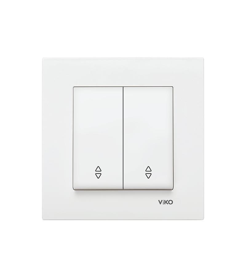 გადამრთველი  2-ნი რევერსი LINNERA LIFE SEDEF BEYAZ   #90403017-MD  VIKO by Panasonic — როზეტები და ჩამრთველები
