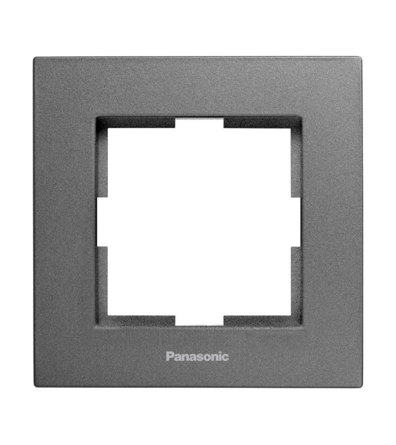 ჩამრთველ-როზეტის კანტი KARRE PLUS FUME 1-ნი WKTF08012DG-EU1 Panasonic — როზეტები და ჩამრთველები