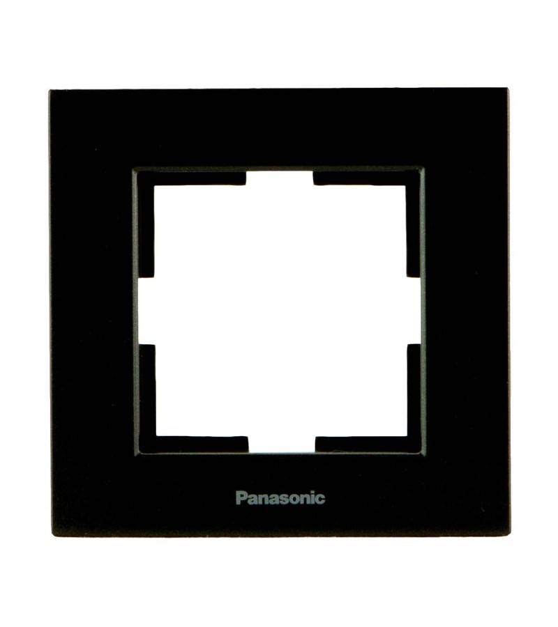 ჩამრთველ-როზეტის კანტი KARRE PLUS 55 1-ნი შავი WDTF18012BL-AMEA Panasonic — როზეტები და ჩამრთველები
