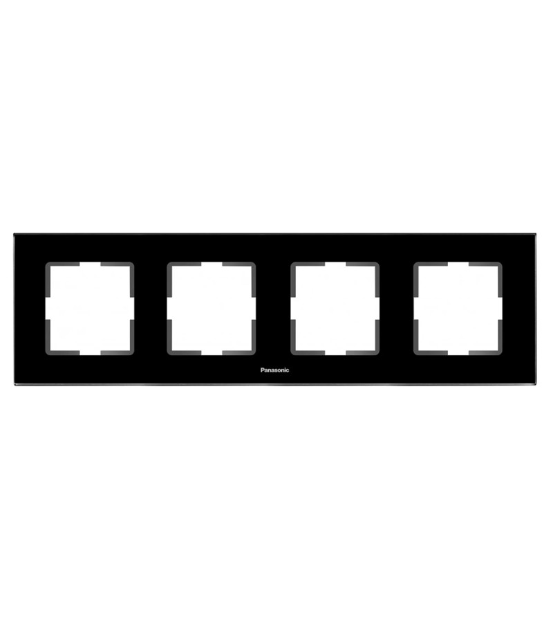 ჩამრთველ-როზეტის კანტი KARRE PLUS 55 4-ნი შავიWDTF18042BL-AMEA Panasonic — როზეტები და ჩამრთველები