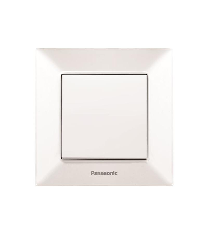 გადამრთველი  PANASONIC ARKEDIA SLIM  1-ნი თეთრი — როზეტები და ჩამრთველები