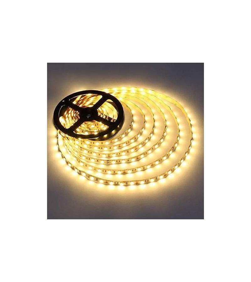 ლენტური განათება  LXZM-4  (5730*120LED*0.3W)  1ჩიპით 8მმ  ყვითელი — LED განათება