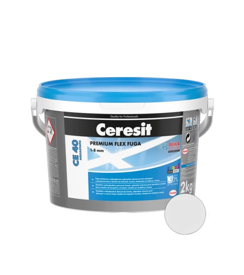 ფუგა CE-40 2კგ წყალმდეგი (ატამი) CERESIT — ფუგა