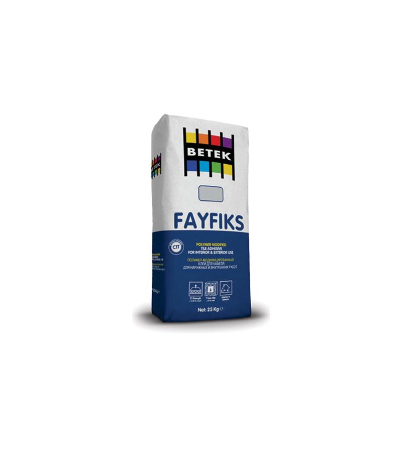Betek Fayfiks თეთრი 25კგ — წებოცემენტი