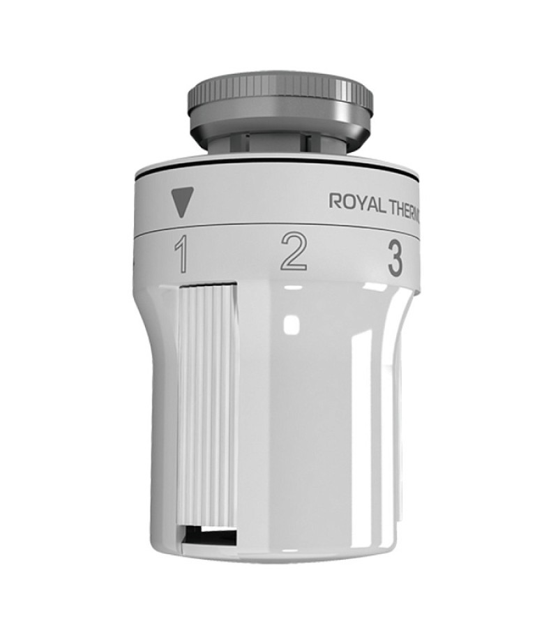 თერმოსტატიკური თავი  M30*1.5  თეთრი  მწარ. Royal Thermo — თერმოსტატი