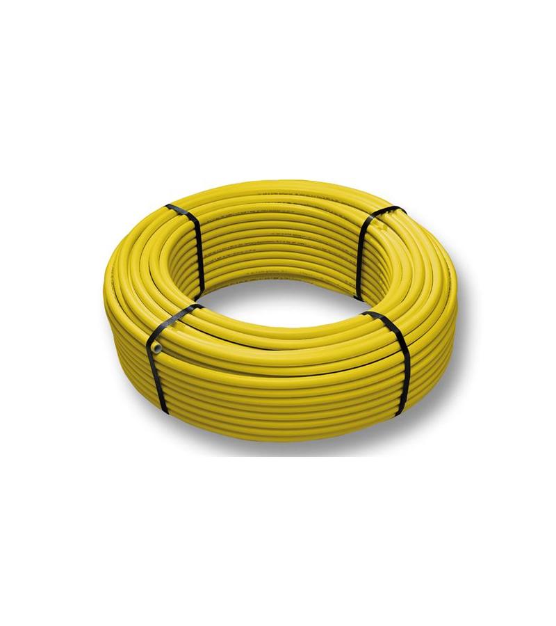 აირის პლასტმასის მილი  16x2.0 ყვითელი  GENERAL FITTINGS  ITALY — მეტალოპლასტმასის მილი