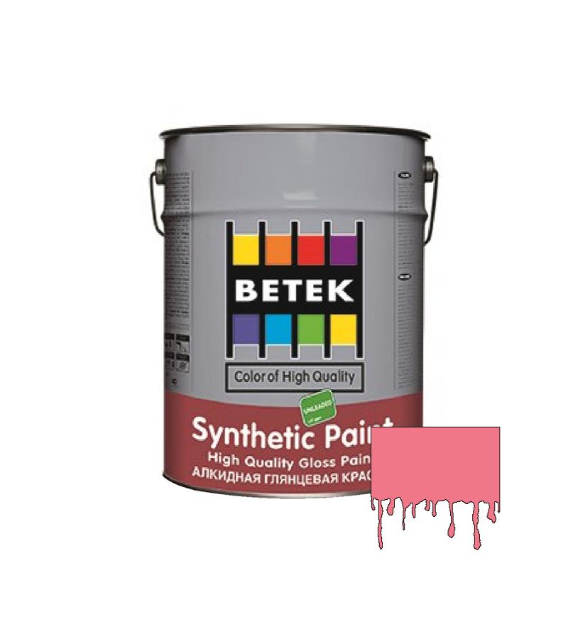 საღებავი Betek Synth. Paint 2.5ლტ #01 Rose Pink — ზეთის საღებავი