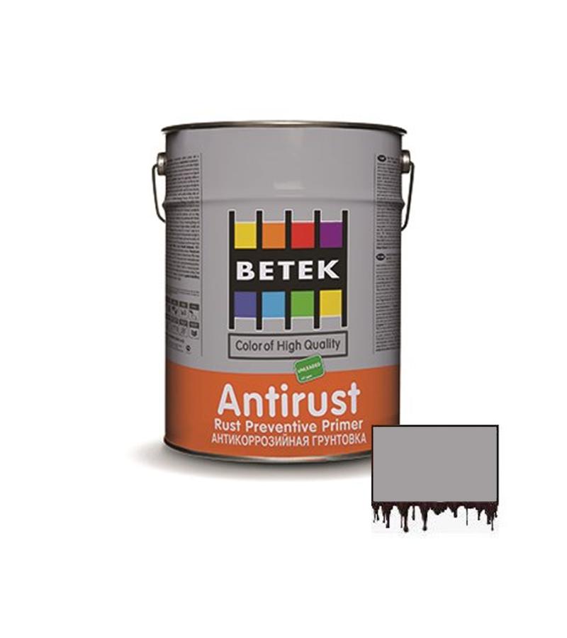 საღებავი Betek Antirust 2.5ლტ ნაცრისფერი — ანტიკოროზიული საღებავი